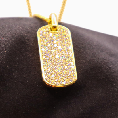 Diamond Tag Pendant