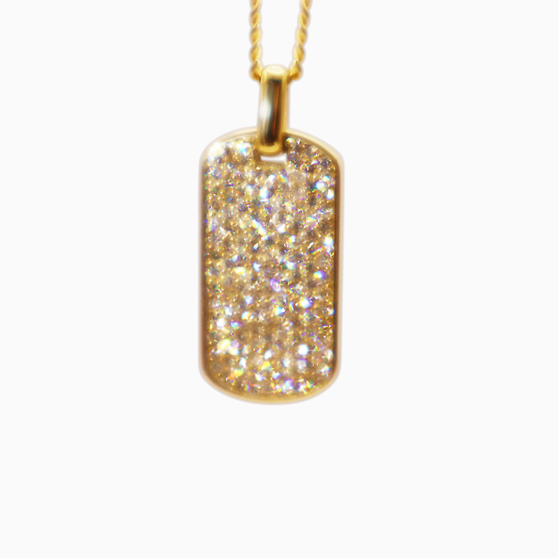 Diamond Tag Pendant