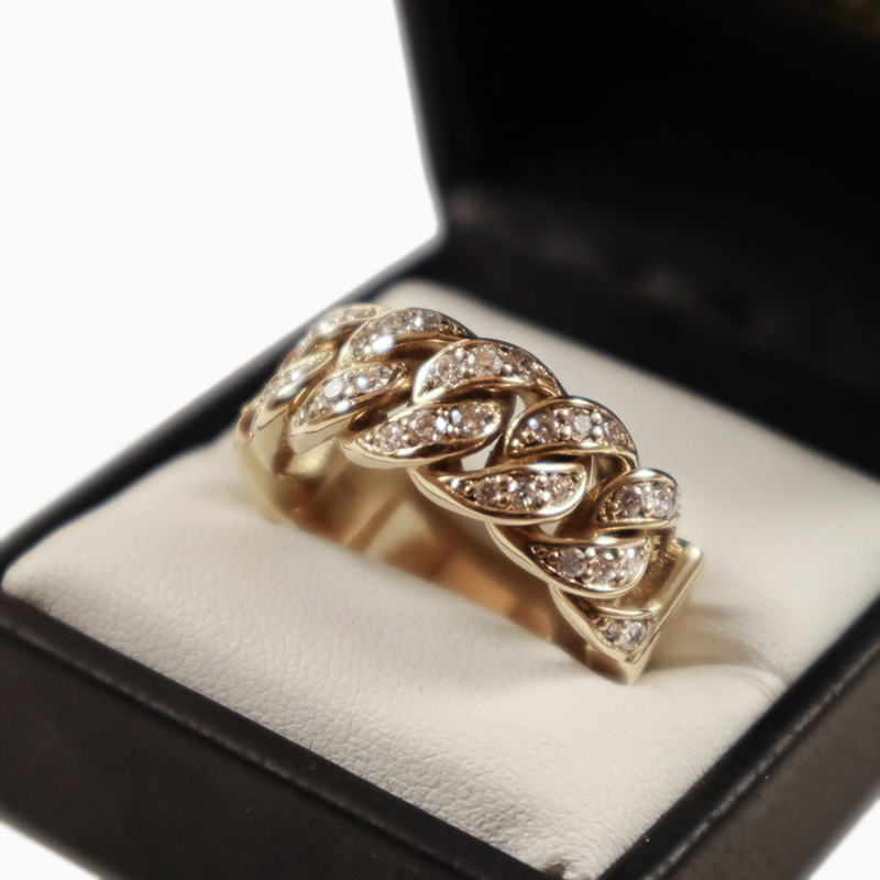 Diamond Link Ring