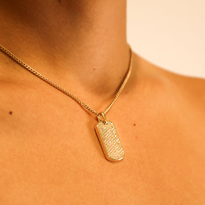 Diamond Tag Pendant