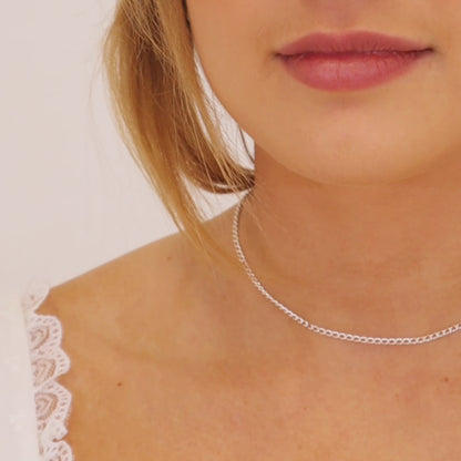 Curb Choker Necklace